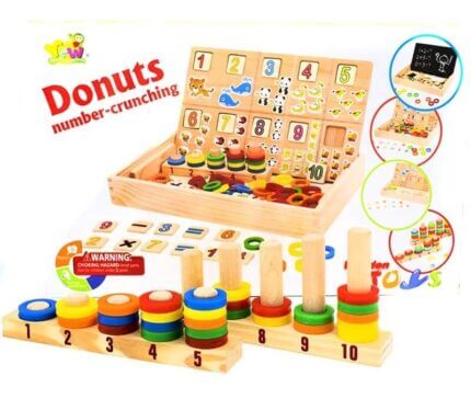 Tablita multifunctionala Montessori Model Donuts