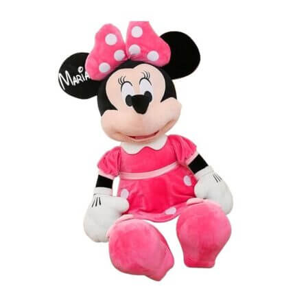 Jucarie plus Minnie Mouse 100 CM Roz personalizata cu nume