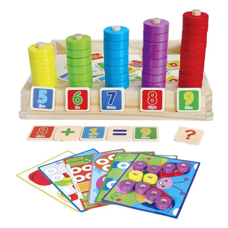 Manifold lips regulate Joc educativ 2 in 1: puzzle si operatiuni matematice - Bebe Toys